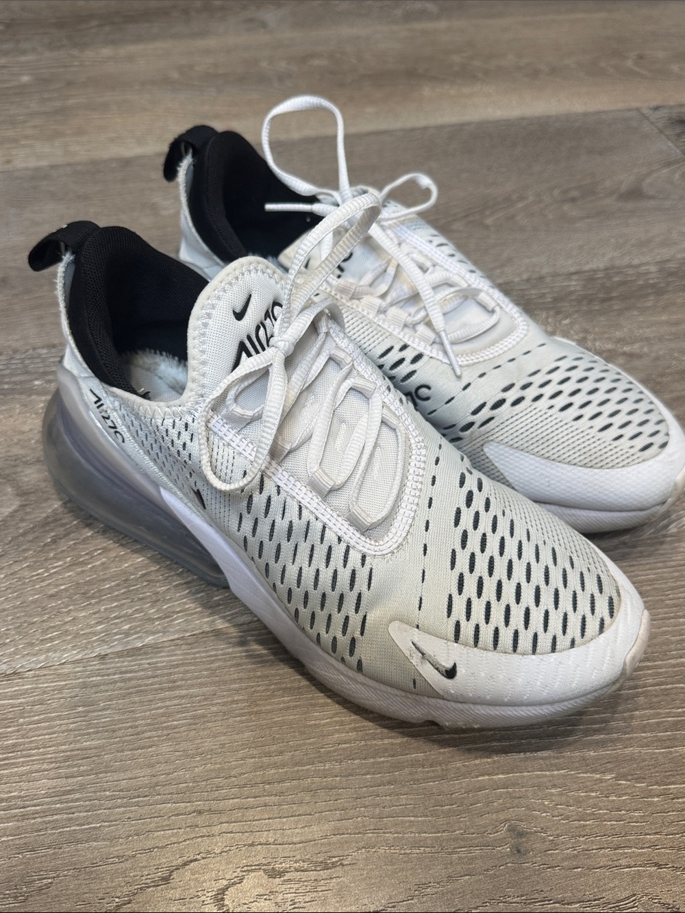 Nike Women’s Air Max 270 React Sneakers - White/Black JAH
